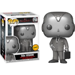 Funko Lucky Last Wandavision - 50's Vision Black & White Pop! Vinyl [SINGLE CHASE BUNDLE]