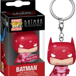 Funko Preorders Batman: The Animated Series - Batman Pink & Red US Esclusive Pocket Pop! Keychain