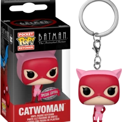 Funko Preorders Batman: THe Animated Series - Catwoman Pink & Red Pocket Pop! Keychain
