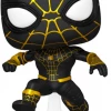 Funko SpiderMan: No Way Home - SpiderMan (Black Suit) Unmasked Pop! Vinyl [SINGLE CHASE BUNDLE]
