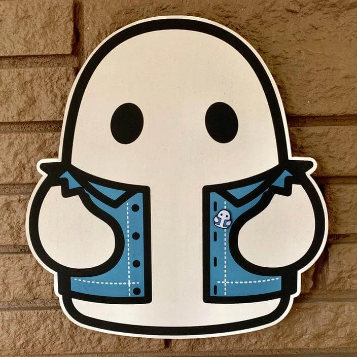 Bimtoy Tiny Ghost (Cork Board Display) 3 Bimtoy Tiny Ghost (Cork Board Display)
