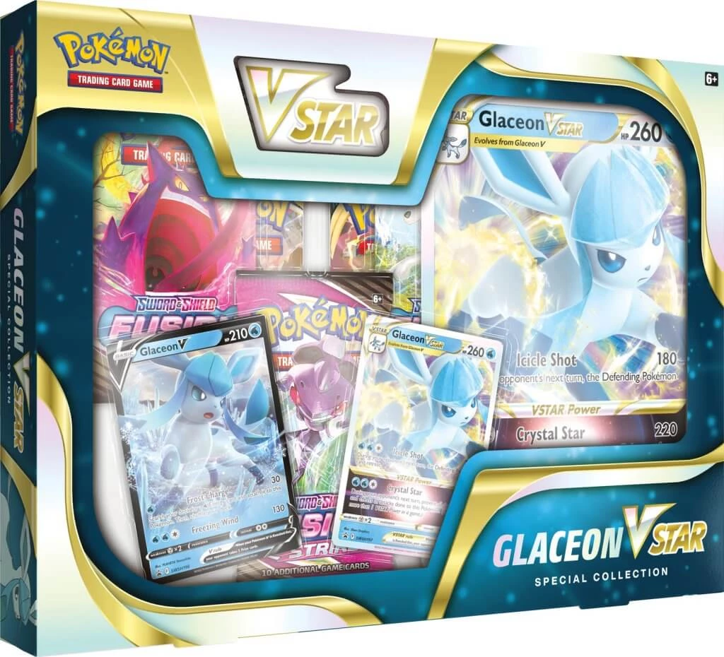 Prolectables POKÉMON TCG Leafeon VSTAR/Glaceon VSTAR Special Collection Trading Card Games 3 Prolectables POKÉMON TCG Leafeon VSTAR/Glaceon VSTAR Special Collection Trading Card Games