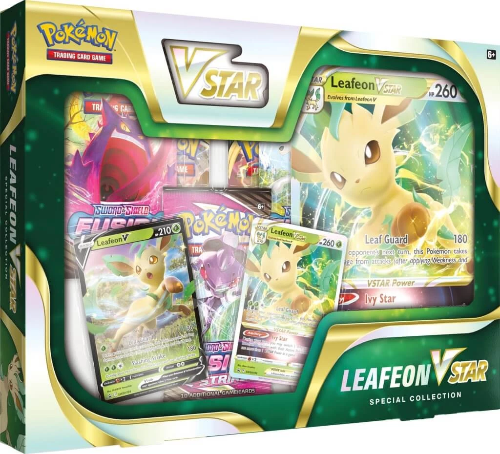 Prolectables POKÉMON TCG Leafeon VSTAR/Glaceon VSTAR Special Collection Trading Card Games 4 Prolectables POKÉMON TCG Leafeon VSTAR/Glaceon VSTAR Special Collection Trading Card Games