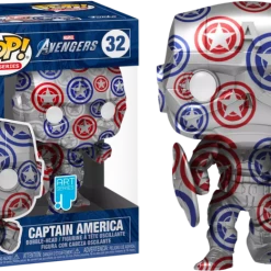 Funko Avengers (Video Game 2020) - Captain America Patriotic Age (Artist) US Exc Pop! W/Protector