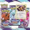 Prolectables POKÉMON TCG Sword And Shield - Chilling Reign Three Booster Blister Trading Card Games