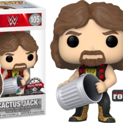 Funko Preorders WWE - Cactus Jack W/Trash Can Pop! Vinyl With Pin