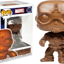 Funko Preorders Captain America - Captain America Wood Deco Marvel Pop! Vinyl