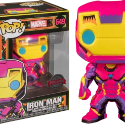Funko Marvel Comics - Iron Man Black Light Pop! Vinyl Lucky Last