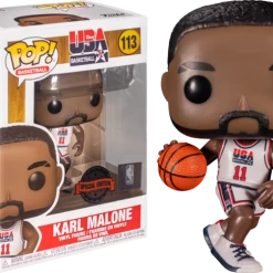 Funko NBA: Legends - Karl Malone 92 Team USA White Pop! Vinyl