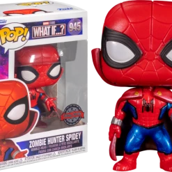 Funko Preorders What If - Spider-Man Zombie Hunter Metallic Pop! Vinyl
