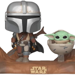 Funko Star Wars: The Mandalorian - Mandalorian & Child (Baby Yoda) Movie Moment Pop! Vinyl Preorders