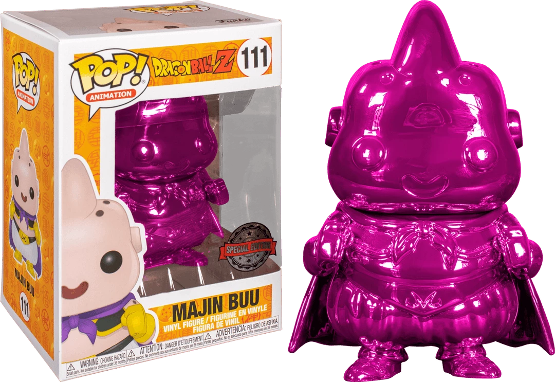 Funko Dragon Ball Z - Majin Buu Pink Chrome Pop! Vinyl