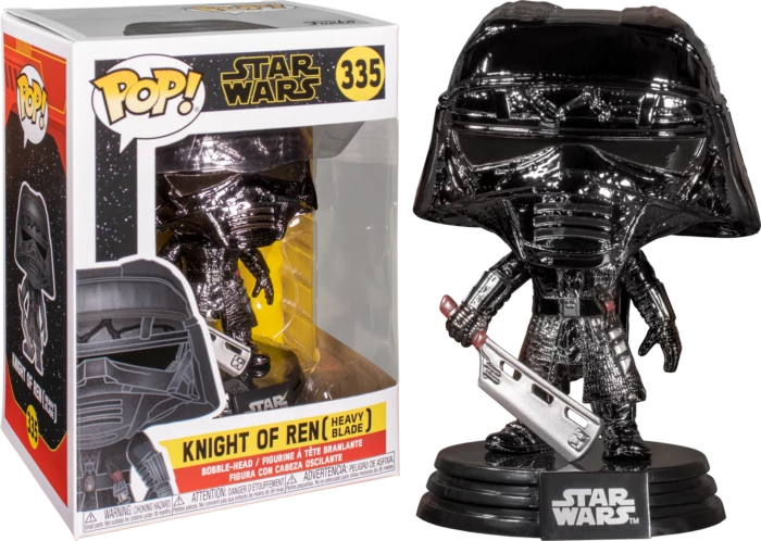 Funko Star Wars - Knight Of Ren Blade Episode IX Rise Of Skywalker Hematite Chrome Pop! Vinyl Preorders