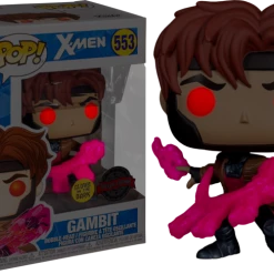 Funko X-Men (comics) - Gambit With Cards Translucent Glow Pop! Vinyl Preorders