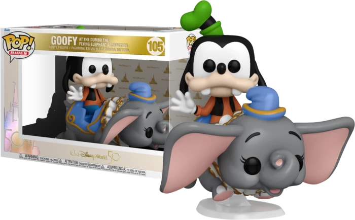 Funko Disney World - Goofy At Dumbo Ride 50th Anniversary Pop! Ride Preorders