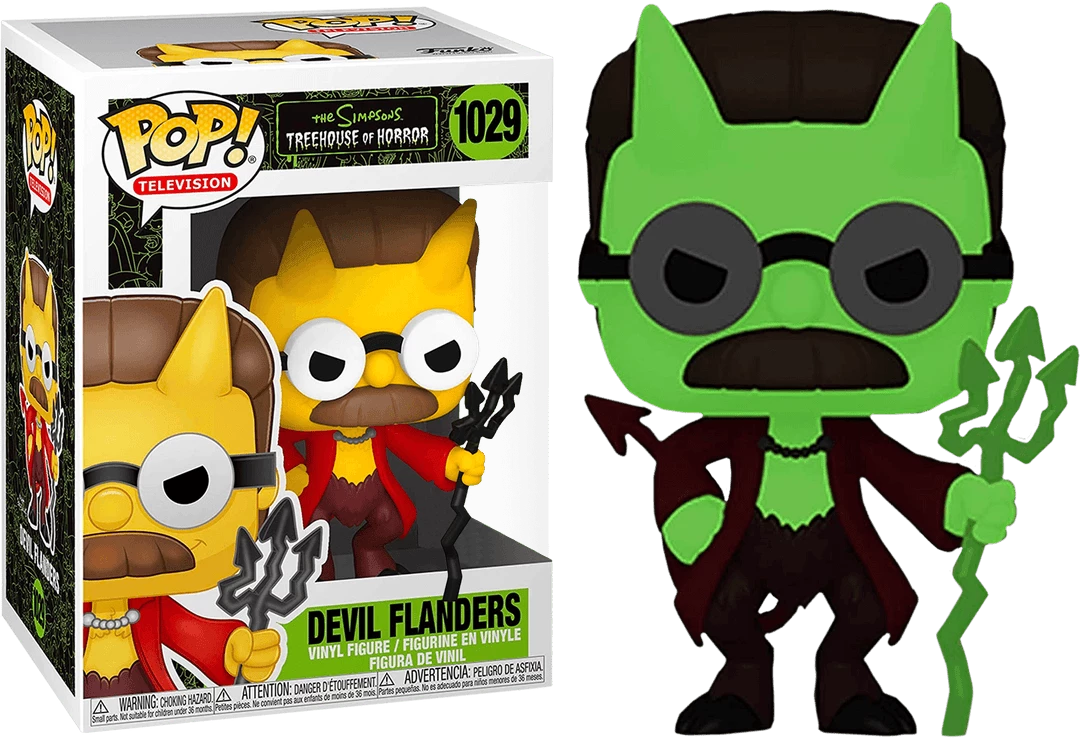 Funko Preorders Simpsons - Flanders Devil Glow Pop! Vinyl