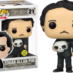Funko Preorders Icons - Edgar Allen Poe With Skull Glow Pop! Vinyl