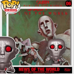 Funko Preorders Queen - News Of The World Metallic Pop! Album