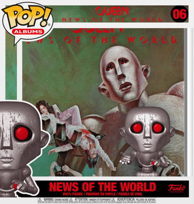 Funko Preorders Queen - News Of The World Metallic Pop! Album