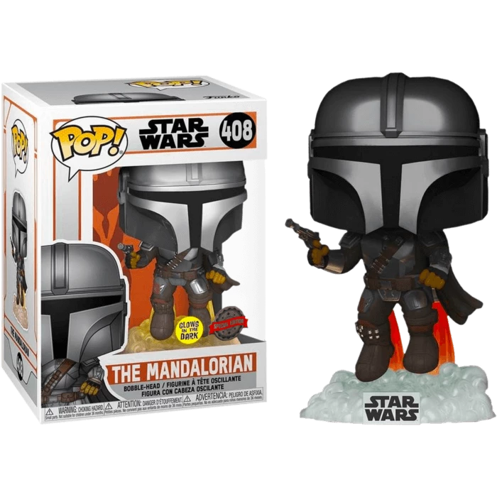 Funko Star Wars: The Mandalorian - Flying Glow Pop! Vinyl