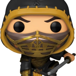 Funko Mortal Kombat (2021) - Scorpion Crouch Metallic Pop! Vinyl Funko Products