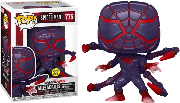 Funko Preorders Marvel's SpiderMan: Miles Morales - Programmable Matter Suit Glow Pop! Vinyl