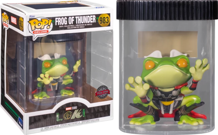 Funko Loki (TV) - Frog Of Thunder Pop! Deluxe Preorders 3 Funko Loki (TV) - Frog Of Thunder Pop! Deluxe Preorders