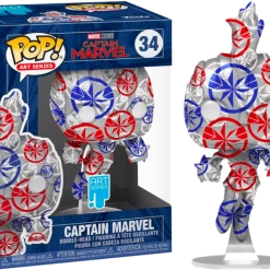 Funko Preorders Captain Marvel - Patriotic Age (Artist) Pop! With Protector