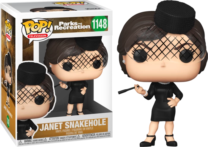 Funko Parks And Recreation - Janet Snakehole Pop! Vinyl 3 Funko Parks And Recreation - Janet Snakehole Pop! Vinyl