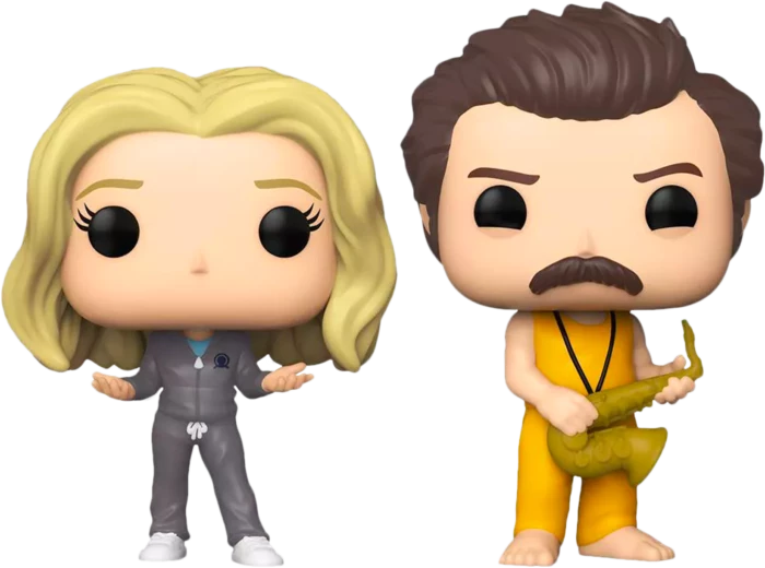 Funko Preorders Parks And Recreation - Locked In Ron & Leslie Pop! Vinyl 2-Pack
