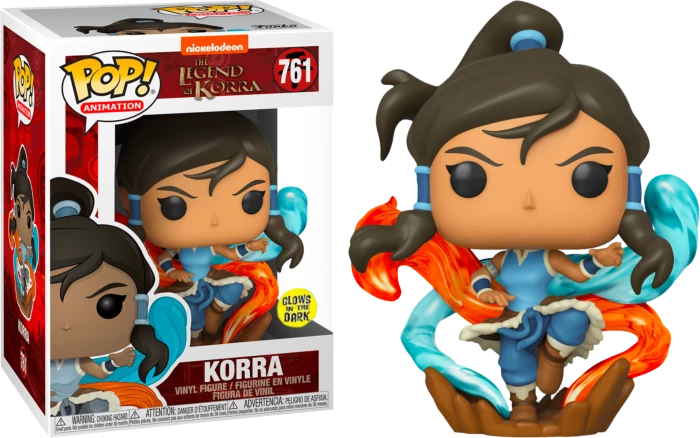 Funko Legend Of Korra - Korra Metallic Glow Pop! Vinyl 3 Funko Legend Of Korra - Korra Metallic Glow Pop! Vinyl