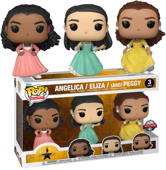 Funko Hamilton - Schuyler Sisters Pop! Vinyl 3-Pack 3 Funko Hamilton - Schuyler Sisters Pop! Vinyl 3-Pack