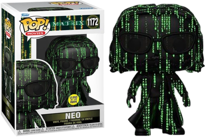 Funko Preorders The Matrix Resurrections - Neo In The Matrix Glow Pop! Vinyl