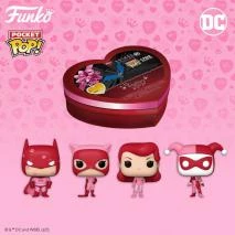 Funko Lucky Last Batman - Valentines Day Pocket Pop! 4-pack