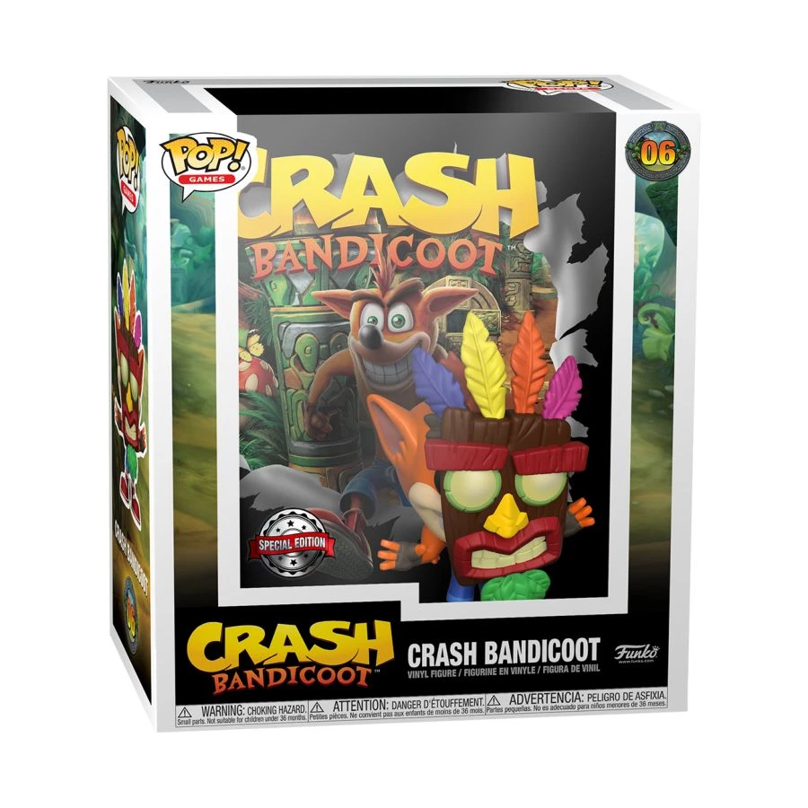 Funko Preorders Crash Bandicoot - Crash With Aku Aku Mask Pop! Cover 3 Funko Preorders Crash Bandicoot - Crash With Aku Aku Mask Pop! Cover