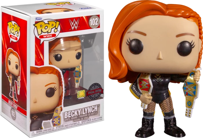 Funko Lucky Last WWE - Becky Lynch With Belt Metallic Pop! Vinyl