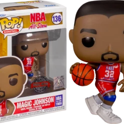 Funko NBA: Legends - Magic Johnson Red All Star Pop! Vinyl