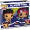 Funko Street Fighter X Fortnite - Ryu & Brite Bomber Pop! 2-Pack Preorders