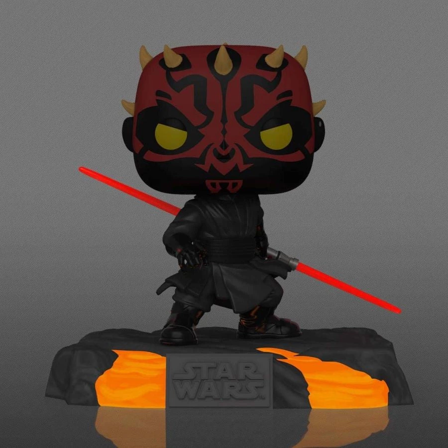 Funko Star Wars - Red Saber Series: Darth Maul Glow Pop! Deluxe