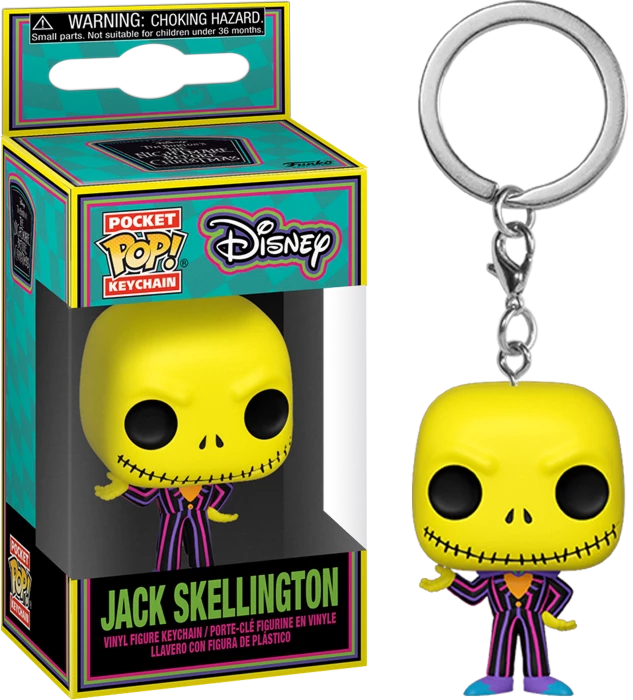 Funko The Nightmare Before Christmas - Jack Black Light Pocket Pop! Keychain Preorders