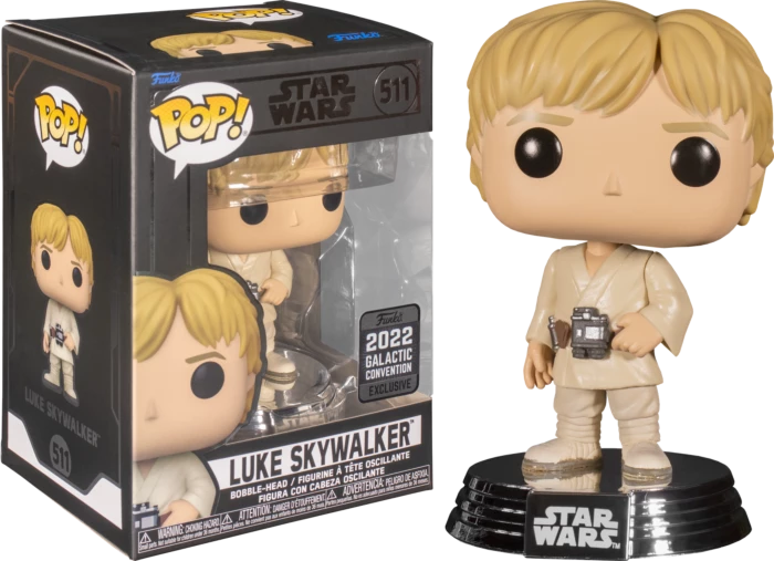 Funko Star Wars - Luke Skywalker Star Wars Celebration 2022 Exclusive Pop! Vinyl 3 Funko Star Wars - Luke Skywalker Star Wars Celebration 2022 Exclusive Pop! Vinyl