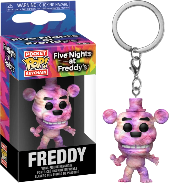 Funko Five Nights At Freddy's - Freddy Tie Dye Pocket Pop! Keychain