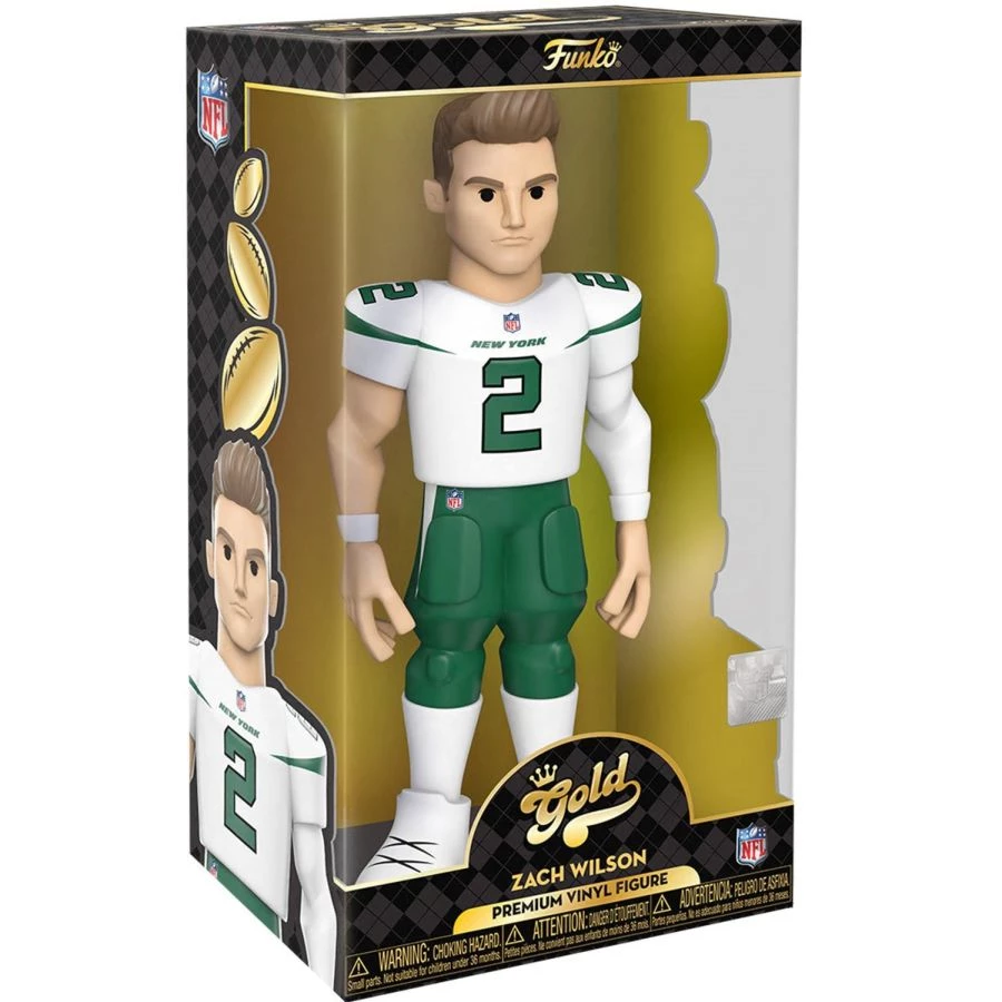 Funko NFL: NY Jets - Zach Wilson 12" Vinyl Gold Preorders
