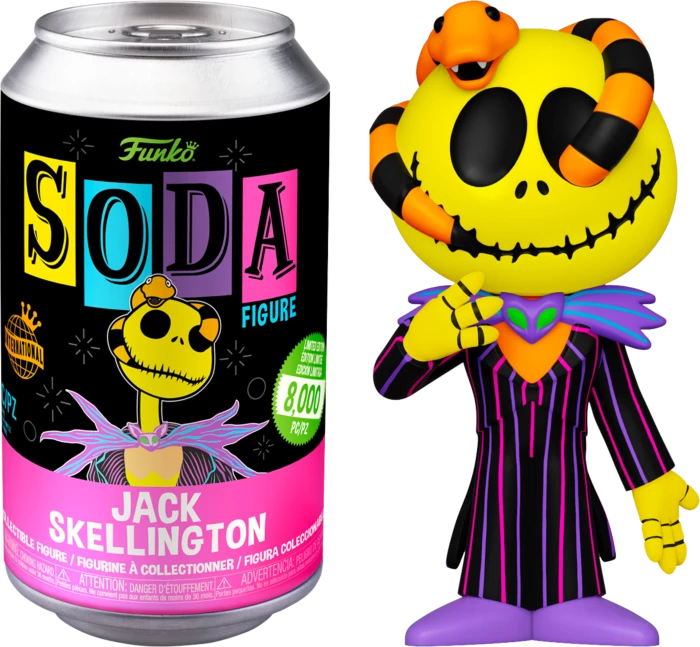 Funko Preorders The Nightmare Before Christmas - Jack Skellington With Snake Vinyl Soda