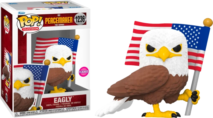 Funko Preorders Peacemaker: The Series - Eagly Flocked Pop! Vinyl