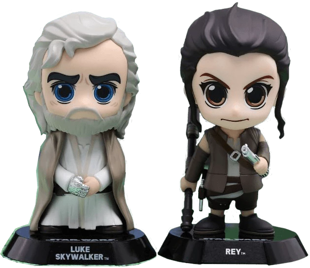 Hot Toys Preorders Star Wars - Luke & Rey Episode VII The Force Awakens Cosbaby Set