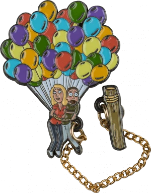 Ikon Collectables Preorders Rick And Morty - Jerry & Beth Floating Enamel Pin