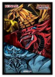 Konami Lucky Last Yu-Gi-Oh! - Slifer, Obelisk & Ra Card Sleeves 50ct